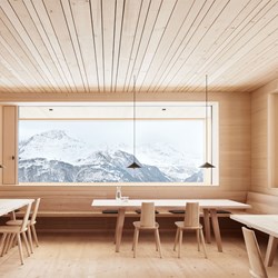 Schihütte Wolf - bernardo bader architekten