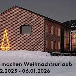 Frohe Weihnachten und einen guten Rutsch ins neue Jahr!